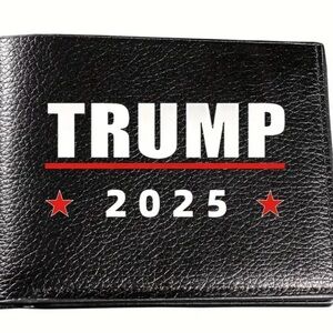 1pc Donald Trump 2025 Men's Wallet,